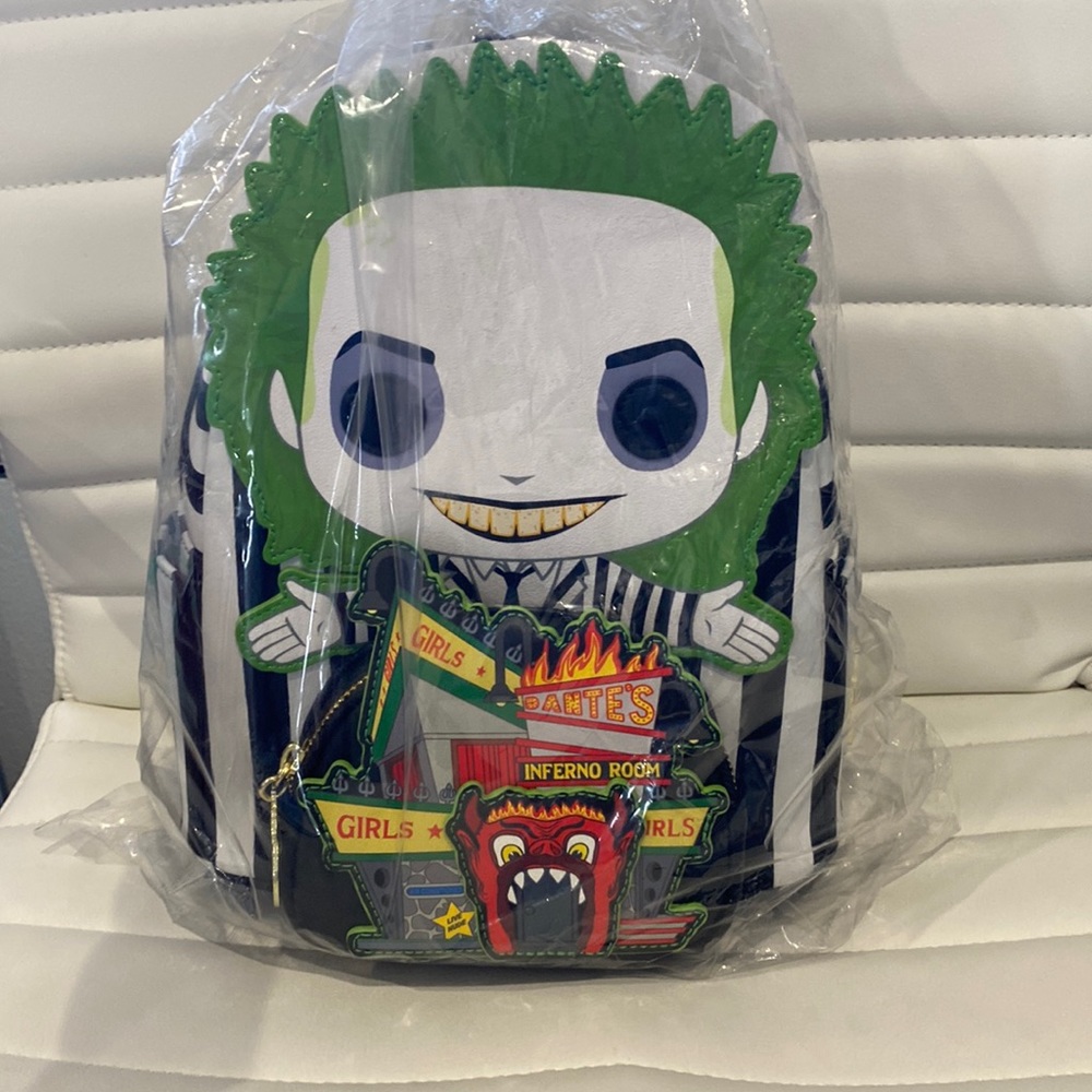 Beetle juice POP loungefly mini backpack